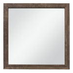 Corbin Rustic Brown Wood Frame Dresser Mirror