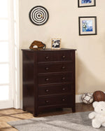 Omnus Dark Walnut Wood Chest