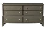 Cotterill Gray Wood 6-Drawer Dresser