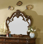 Dania Cherry Oak Wood Frame Mirror