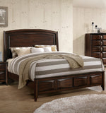 Graziana Deep Rustic Wood Queen Bed