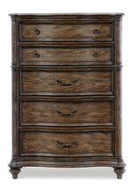 Heath Court Oak Wood 5-Drawer Chest