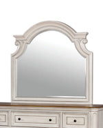 Pembroke Antique Whitewash Wood Dresser Mirror