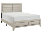 Quinby Light Brown Wood Full Bed