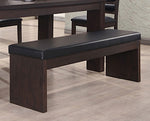 Salvatrice Cappuccino Wood Dining Bench