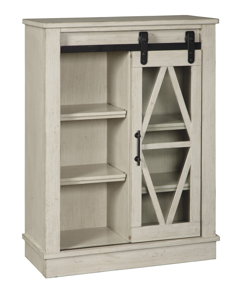 Bronfield White Wood Accent Cabinet