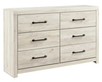 Cambeck Whitewash Wood 6-Drawer Dresser