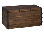 Kettleby Brown Wood Storage Trunk