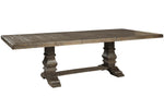 Wyndahl Rustic Brown Wood Extendable Dining Table