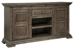 Wyndahl Rustic Brown Wood Server