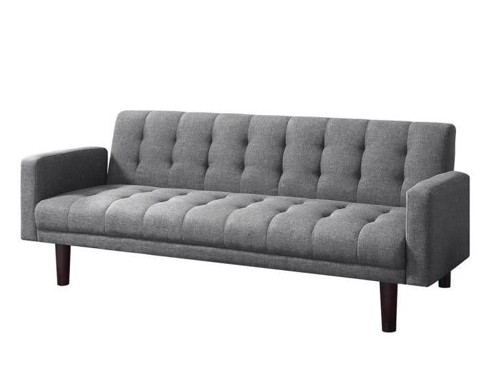 Skyler Grey Woven Fabric Sofa Bed