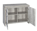 Abriale Grey Driftwood Accent Cabinet