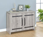 Abriale Grey Driftwood Accent Cabinet