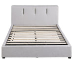 Aitana Gray Fabric Full Bed with Storage