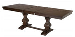 Anelie Walnut Wood Extendable Dining Table