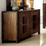 Janeiro Natural Tone Wood 6-Drawer Dresser