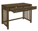 Blanche 4-Pc Brown Gray Wood Office Set