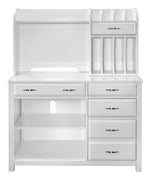 Blanche 4-Pc White Wood Office Set