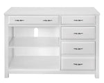 Blanche 4-Pc White Wood Office Set