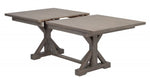 Bruna Gray Wood Extendable Dining Table