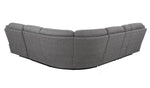 Camargue 4-Pc Grey Fabric Power Recliner Sectional Sofa