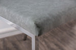 Casper 2 Gray Leatherette/Acryl Side Chairs