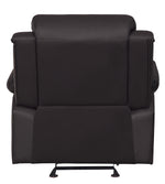 Clarkdale Dark Brown Vinyl Manual Recliner