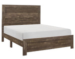 Corbin 4-Pc Rustic Brown Wood Queen Bedroom Set