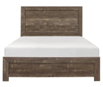 Corbin Rustic Brown Wood Queen Bed