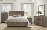 Corbin Rustic Brown Wood Queen Bed