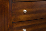 Cotterill Dark Cherry Wood 5-Drawer Chest