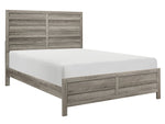 Mandan Gray Wood King Bed