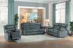 Discus Gray Fabric Manual Recliner