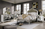 Eliora Silver Mirrored Queen Bed