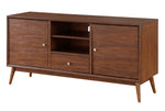 Folic Brown Wood TV Stand with Multiple Storages