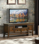 Frazier Park Brown Cherry Wood Small TV Stand