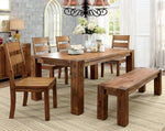 Frontier Dark Oak Wood Dining Table