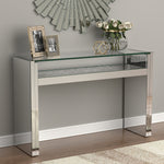 Harlow Clear Mirror Console Table