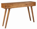 Hattie Natural Brown Wood Console Table