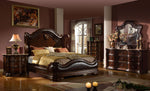 Imperial Cherry Wood King Bed (Oversized)