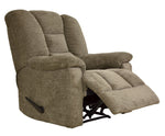 Kaylene Brown Chenille Fabric Manual Recliner