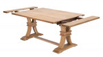 Marla Beige Wood Rectangular Dining Table