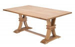 Marla Beige Wood Rectangular Dining Table