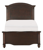 Meghan 4-Pc Espresso Wood Twin Bedroom Set