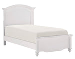 Meghan 4-Pc White Wood Twin Bedroom Set