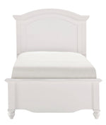 Meghan 4-Pc White Wood Twin Bedroom Set