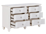 Meghan 4-Pc White Wood Twin Bedroom Set