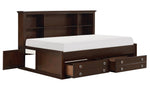 Meghan Espresso Wood Full Daybed with Storage