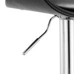 Mirabella Black PU Leather Barstool