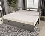 Nancy Gray Wood Twin Daybed with Trundle